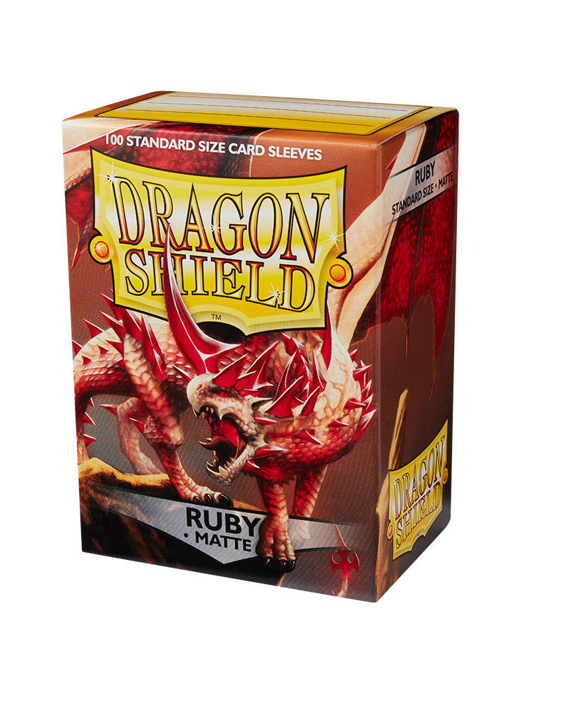 Dragon Shield Matte Sleeves - Ruby (100 Sleeves) – AZ Card & Games