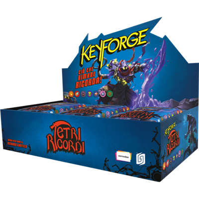 KEYFORGE: GRIM REMINDERS BOX TETRI RICORDI (12 MAZZI) - ITA